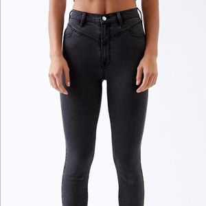 PacSun Black Super High Waisted Jeggings